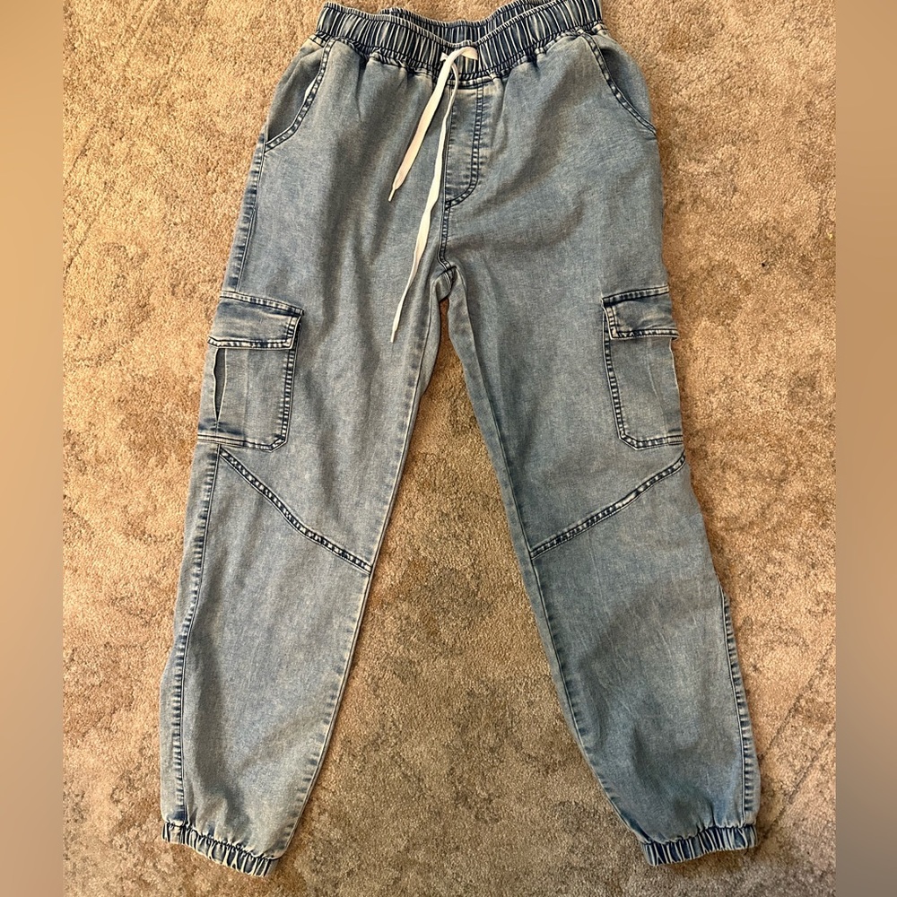 Cozy Denim-looking Joggers